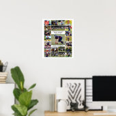 Wit eindexamenjaar sport 22 foto collage poster (Thuiskantoor)