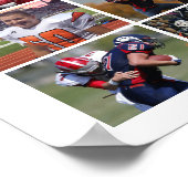Wit eindexamenjaar sport 22 foto collage poster (Hoek)