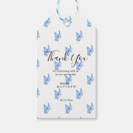 Wit Elegant Bedankt Favoriet Gift Cadeaulabel