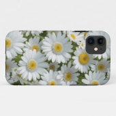Wit Elegant Daisies Telefoonhoesje Case-Mate iPhone Case (Achterkant (horizontaal))