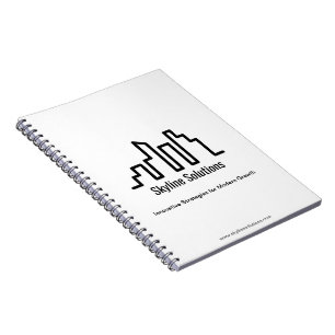 Wit Elegant Notitieboek met minimalistisch design