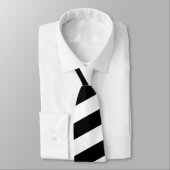 Wit en ander gestreept Stropdas (Gebonden)