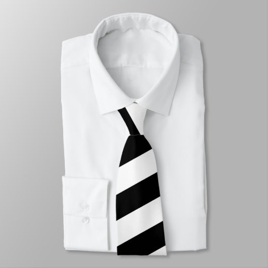 Wit en ander gestreept Stropdas (Gebonden)