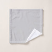 Wit en blauw bloemmozaïek bad handdoek (Wasdoekje)