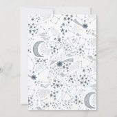 Wit en blauw bruin roemenpatroon kaart (Achterkant)