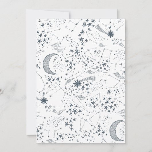 Wit en blauw bruin roemenpatroon kaart (Achterkant)