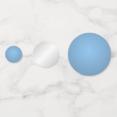 Wit en blauw confetti (Voorkanten)