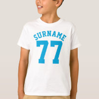 Wit en blauw Kind | Sport Jersey Design