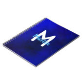 Wit en blauw notitieboek (Linkerzijde)