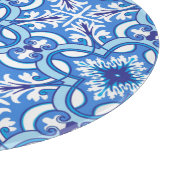 🤍 💙Wit en blauw Porto Azulejos Snijplank (Hoek)