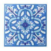 🤍 💙Wit en blauw Porto Azulejos Tegeltje (Voorkant)
