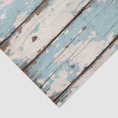 wit en blauw VERWEERD LOODS HOUTEN tissuepapier  (Detail)