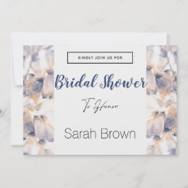 WIT EN BLAUWE PATEELSTROOM ELEGANT VRIJGEZELLENFEE KAART