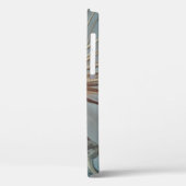 Wit en bruin abstract schilderij Case-Mate iPhone case (Achterkant / Links)
