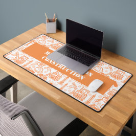 wit en bruin Architectural Blueprint Engineer Bureaumat