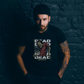 Wit en Bruin Dead Zombie T-Shirt