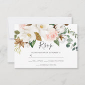 Wit en Duizelend al Seizoenen Berichten RSVP Kaartje (Voorkant)