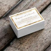 Wit en faux goud waterdicht zeepdoosetiket voedselcontainer etiket