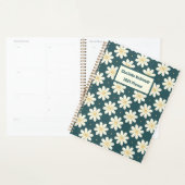 Wit en Geel bloemenpatroon Planner (Display)