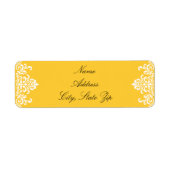 Wit en geel etiket (Voorkant)