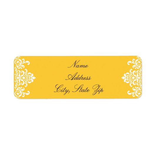 Wit en geel etiket (Voorkant)