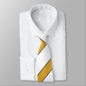 Wit en geel stropdas (Gebonden)