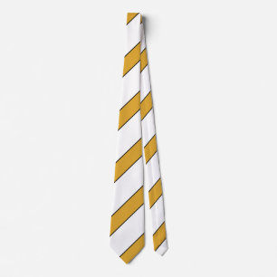 Wit en geel stropdas