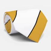 Wit en geel stropdas (Opgerold)