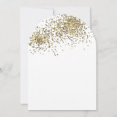 Wit en Goud 30ste Ballonnen Volwassen Verjaardag A Kaart (Achterkant)