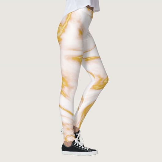 Wit en goud leggings (Rechts)