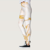 Wit en goud leggings (Links)