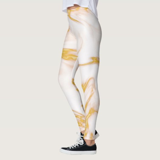 Wit en goud leggings (Links)