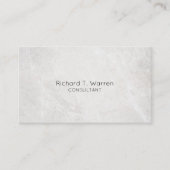 Wit en Goud Marmer Professionele Visitekaartjes (Voorkant)