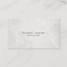 Wit en Goud Marmer Professionele Visitekaartjes