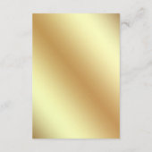 Wit en Goud Marokkaanse Quatrefoil Moslim Mehndi Informatiekaartje (Achterkant)