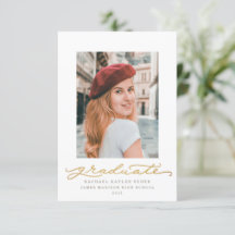 Wit en goud millennial script