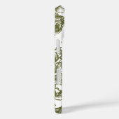 Wit en goud oude rozen etsen op wit Case-Mate iPhone case (Achterkant / Rechts)