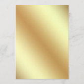 Wit en gouden damast islamitische moslim bruiloft menu (Achterkant)