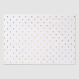Wit en gouden glittersprenkels tissuepapier