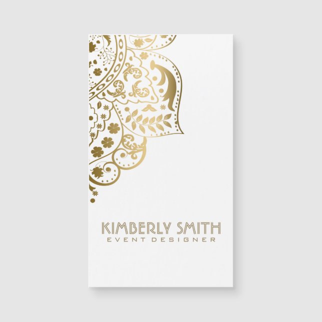 Wit en gouden Ornament (Voorkant)