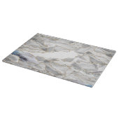 Wit en goudglitteraglaat snijplank (Hoek)