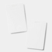 Wit en grijs geometrisch patroon met vergrendeling badge (Voor- en achterkant)