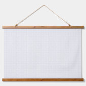 Wit en grijs geometrisch patroon met vergrendeling hangend wandkleed (Voorkant 3)