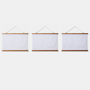 Wit en grijs geometrisch patroon met vergrendeling hangend wandkleed