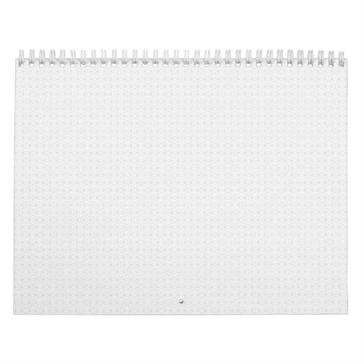 Wit en grijs geometrisch patroon met vergrendeling kalender (Hoes)