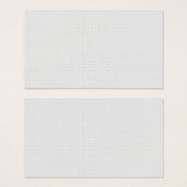 Wit en grijs geometrisch patroon met vergrendeling visitekaartje (Voorkant /achterkant)