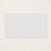 Wit en grijs geometrisch patroon met vergrendeling visitekaartje (Achterkant)