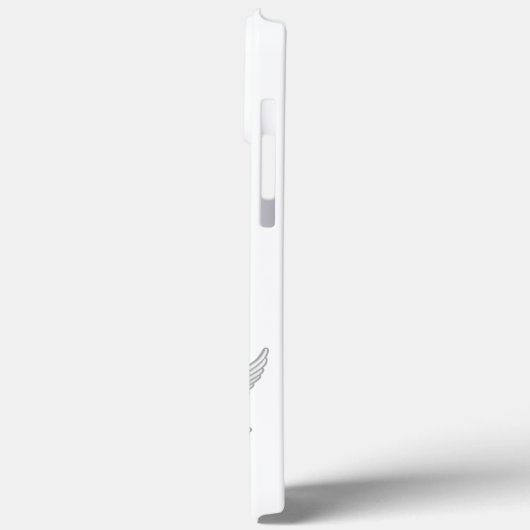 Wit en Grijs Modern Goddess iPhone 13 Pro Hoesjes (Achterkant / Links)