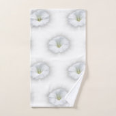 wit en grijze tinten bad handdoek (Handdoek)