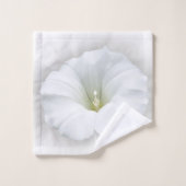 wit en grijze tinten bad handdoek (Wasdoekje)